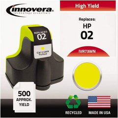 innovera - Yellow Inkjet Printer Cartridge - Use with HP Photosmart C5180, C6180, C7180, D6160, D7145, D7155, D7160, D7345, D7355, D7360, 3110, 3210, 3310, 8250 - Apex Tool & Supply