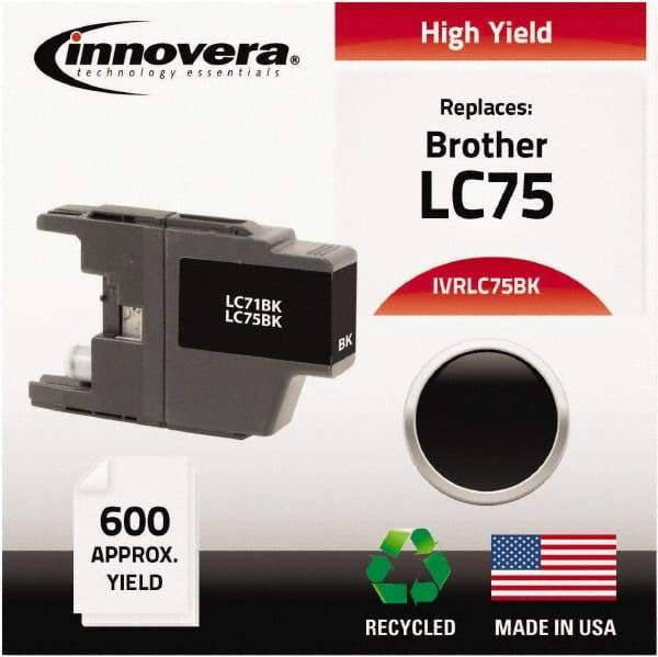 innovera - Black Inkjet Printer Cartridge - Use with Brother MFC-J6510DW, MFC-J6710DW, MFC-J6910DW, MFC-J825DW, MFC-J835DW - Apex Tool & Supply
