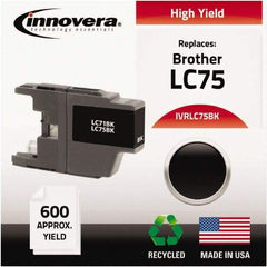 innovera - Black Inkjet Printer Cartridge - Use with Brother MFC-J6510DW, MFC-J6710DW, MFC-J6910DW, MFC-J825DW, MFC-J835DW - Apex Tool & Supply