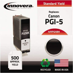 innovera - Black Inkjet Printer Cartridge - Use with Canon PIXMA iP3300, iP3500, iP4200, iP4300, iP4500, iP5200, MP500, MP510, MP520, MP530, MP600, MP610, MP800, MP810, MP830, MP950, MP960, MP970, MX700, MX850 - Apex Tool & Supply