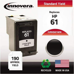 innovera - Black Inkjet Printer Cartridge - Use with HP Deskjet 1000, 1050, 1055, 2050, 3000, 3050, 3050A, 3052A, 3054A - Apex Tool & Supply