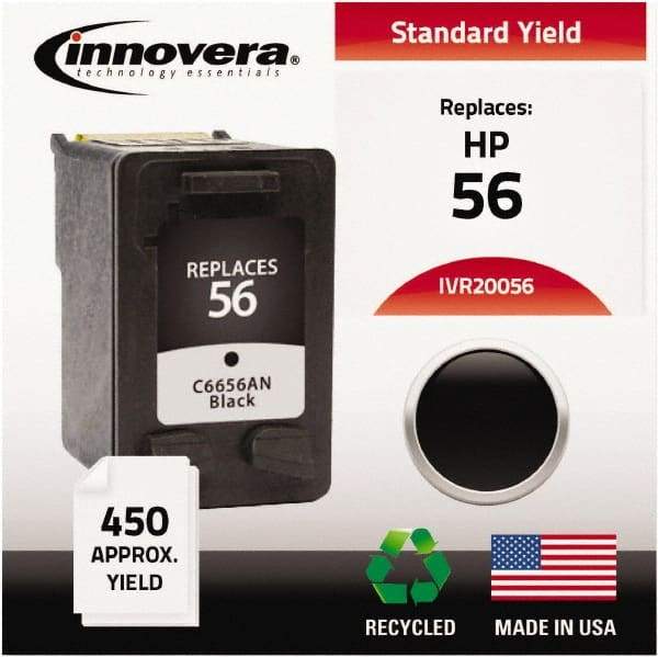 innovera - Black Ink Cartridge - Use with HP Deskjet 450, 5150, 5550, 5650, 5850, 9650, 9670, 9680, Digital Copier Printer 410, Officejet 6110 - Apex Tool & Supply