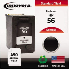 innovera - Black Ink Cartridge - Use with HP Deskjet 450, 5150, 5550, 5650, 5850, 9650, 9670, 9680, Digital Copier Printer 410, Officejet 6110 - Apex Tool & Supply