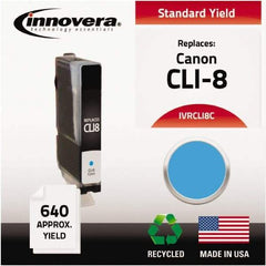 innovera - Cyan Inkjet Printer Cartridge - Use with Canon PIXMA iP3300, iP3500, iP4200, iP4300, iP4500, iP5200, MP500, MP510, MP520, MP530, MP600, MP610, MP800, MP810, MP830, MP950, MP960, MP970, MX700, MX850 - Apex Tool & Supply