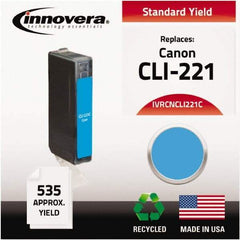 innovera - Cyan Inkjet Printer Cartridge - Use with Canon PIXMA iP3600, iP4600, iP4700, MP560, MP620, MP640, MP980, MP990, MX860, MX870 - Apex Tool & Supply