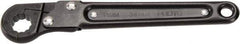 Proto - 11mm, Black Finish, Ratcheting Flare Nut Wrench - 12 Points, 5.437" OAL, Steel, Single End Head - Apex Tool & Supply