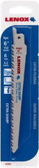 Lenox - 6" Long x 3/4" Thick, Bi-Metal Reciprocating Saw Blade - Straight Profile, 6 TPI, Toothed Edge - Apex Tool & Supply