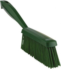 Vikan - 14" OAL, Polyester Staple Set Bench Brush - 2" Bristle Length, 6-3/8" Long Head, Green - Apex Tool & Supply