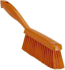 Vikan - 14" OAL, Polyester Staple Set Bench Brush - 2" Bristle Length, 6-3/8" Long Head, Orange - Apex Tool & Supply