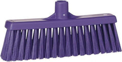 Vikan - 5-5/8" OAL Polyester Bristle Lobby Broom - 3" Bristle Length, 11" Wide - Apex Tool & Supply