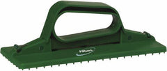 Vikan - 9" Long x 3-3/4" Wide Scouring Pad Holder - Green - Apex Tool & Supply