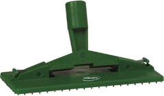 Vikan - 9" Long x 3-3/4" Wide Scouring Pad Holder - Green - Apex Tool & Supply