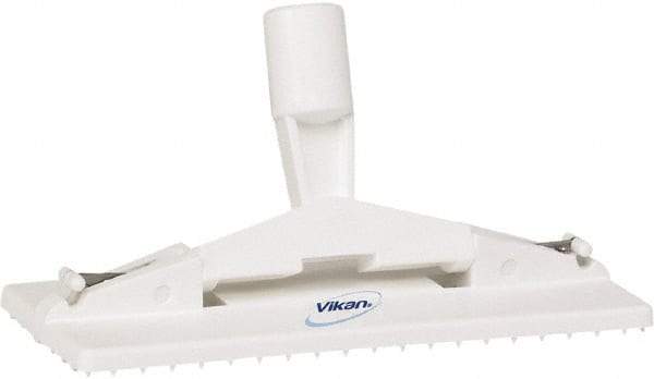 Vikan - 9" Long x 3-3/4" Wide Scouring Pad Holder - White - Apex Tool & Supply