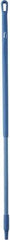 Vikan - 51 x 1-1/4" Fiberglass Squeegee Handle - European Threaded Connection, Blue - Apex Tool & Supply
