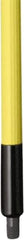 Remco - 187 x 1-1/4" Fiberglass Squeegee Handle - European Threaded Connection, Yellow, Telescoping - Apex Tool & Supply