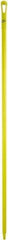 Vikan - 67 x 1-19/64" Polypropylene Squeegee Handle - European Threaded Connection, Yellow - Apex Tool & Supply