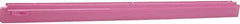 Vikan - 24" Rubber Blade Squeegee Refill - Double Edge, Pink, Plastic Holder - Apex Tool & Supply