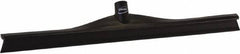Vikan - 23.62" Rubber Blade Floor Squeegee - Single Edge, Black, Plastic Holder - Apex Tool & Supply