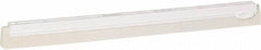 Vikan - 20" Foam Rubber Blade Squeegee Refill - Double Edge, White, Plastic Holder - Apex Tool & Supply