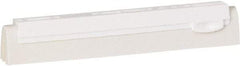 Vikan - 10" Foam Rubber Blade Squeegee Refill - Double Edge, White, Plastic Holder - Apex Tool & Supply
