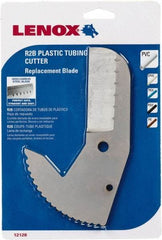Lenox - Cutter Replacement Blade - Use with Lenox: 12124R2, Cuts PVC, CPVC, Pex, Polyethylene and Rubber Hose - Apex Tool & Supply