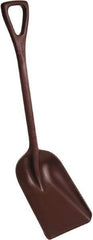 Remco - 14-1/2" High Square Plastic Shovel - 24-5/8" Long D-Grip Handle - Apex Tool & Supply