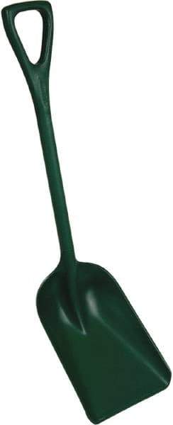 Remco - 14-1/2" High Square Plastic Shovel - 24-5/8" Long D-Grip Handle - Apex Tool & Supply