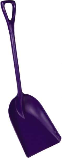 Remco - 17-1/8" High Square Plastic Shovel - 27" Long D-Grip Handle - Apex Tool & Supply