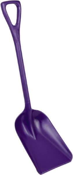 Remco - 14-1/2" High Square Plastic Shovel - 24-5/8" Long D-Grip Handle - Apex Tool & Supply