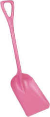 Remco - 14-1/2" High Square Plastic Shovel - 24-5/8" Long D-Grip Handle - Apex Tool & Supply