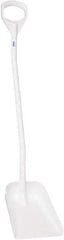 Vikan - 13-1/4" High Square Plastic Shovel - 39-7/8" Long D-Grip Handle - Apex Tool & Supply