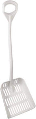 Vikan - 14-3/4" High Square Plastic Shovel - 32-5/8" Long D-Grip Handle - Apex Tool & Supply