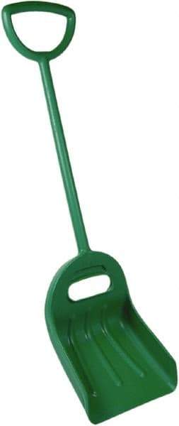 Remco - 18-1/2" High Square Plastic Shovel - 29-1/4" Long D-Grip Handle - Apex Tool & Supply