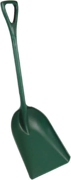 Remco - 17-1/8" High Square Plastic Shovel - 27" Long D-Grip Handle - Apex Tool & Supply