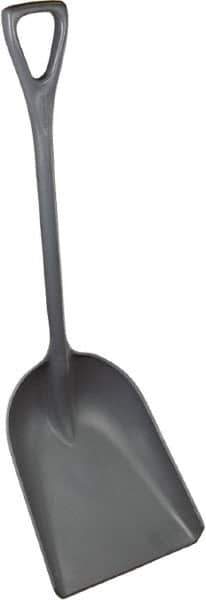 Remco - 17" High Square Plastic Shovel - 26-7/8" Long D-Grip Handle - Apex Tool & Supply