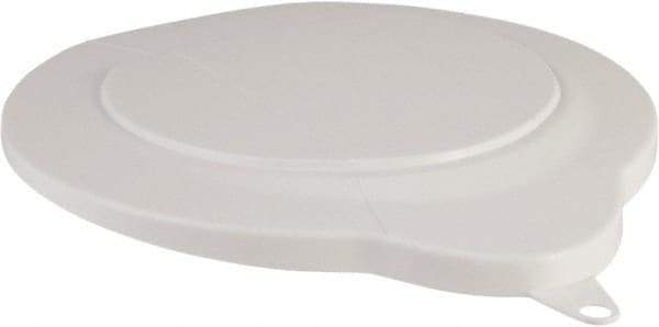 Vikan - 1.5 Gal Polypropylene Pail Lid - White, For Use with 5692 - Apex Tool & Supply