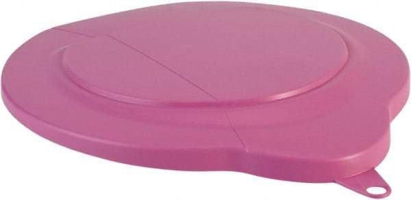 Vikan - 1.5 Gal Polypropylene Pail Lid - Pink, For Use with 5688 - Apex Tool & Supply