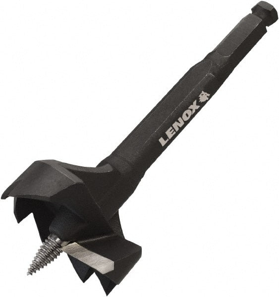 Lenox - 2", 1/2" Hex Shank, Oxide Finish, Bi-Metal Self Feed Drill Bit - Apex Tool & Supply