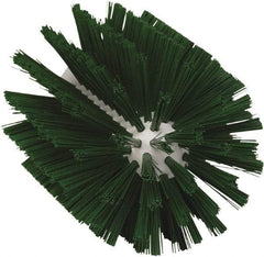 Vikan - 4" Diam Polyester Tube Brush - 6-1/2" OAL, 5-1/4" Head Length, Polypropylene Handle - Apex Tool & Supply