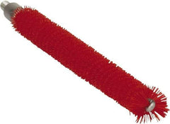 Vikan - 1/2" Diam Polyester Tube Brush - 6-1/4" OAL, 6-1/2" Head Length, Stainless Steel Handle - Apex Tool & Supply