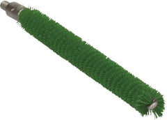 Vikan - 1/2" Diam Polyester Tube Brush - 6-1/4" OAL, 6-1/2" Head Length, Stainless Steel Handle - Apex Tool & Supply