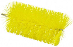 Vikan - 3-1/2" Diam Polyester Tube Brush - 7-1/2" OAL, 7" Head Length, Stainless Steel Handle - Apex Tool & Supply