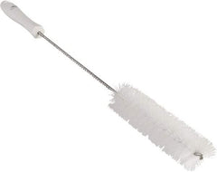 Vikan - 1-5/8" Diam Polyester Valve Brush - 19-5/8" OAL, 5-5/8" Head Length, Polypropylene & Stainless Steel Handle - Apex Tool & Supply
