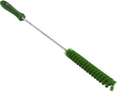 Vikan - 3/4" Diam Polyester Valve Brush - 19-5/8" OAL, 5-3/4" Head Length, Polypropylene & Stainless Steel Handle - Apex Tool & Supply