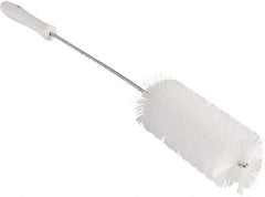 Vikan - 2-3/8" Diam Polyester Valve Brush - 19-5/8" OAL, 5-13/16" Head Length, Polypropylene & Stainless Steel Handle - Apex Tool & Supply
