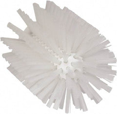 Vikan - 3" Diam Polyester Tube Brush - 6-1/4" OAL, 5-1/4" Head Length, Polypropylene Handle - Apex Tool & Supply