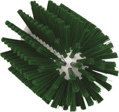 Vikan - 3" Diam Polyester Tube Brush - 6-1/4" OAL, 5-1/4" Head Length, Polypropylene Handle - Apex Tool & Supply
