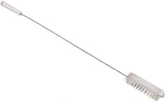 Vikan - 2" Diam Polyester Valve Brush - 34-1/4" OAL, 6-7/16" Head Length, Polypropylene & Stainless Steel Handle - Apex Tool & Supply