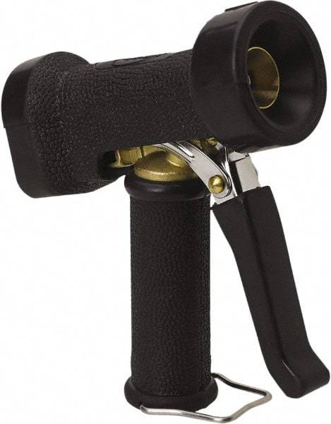 Vikan - Garden Hose Trigger Pistol Nozzle - Brass, Stainless Steel, Rubber - Apex Tool & Supply