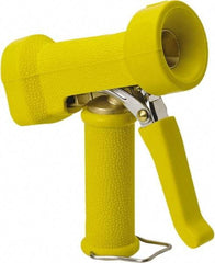 Vikan - Garden Hose Trigger Pistol Nozzle - Brass, Stainless Steel, Rubber - Apex Tool & Supply